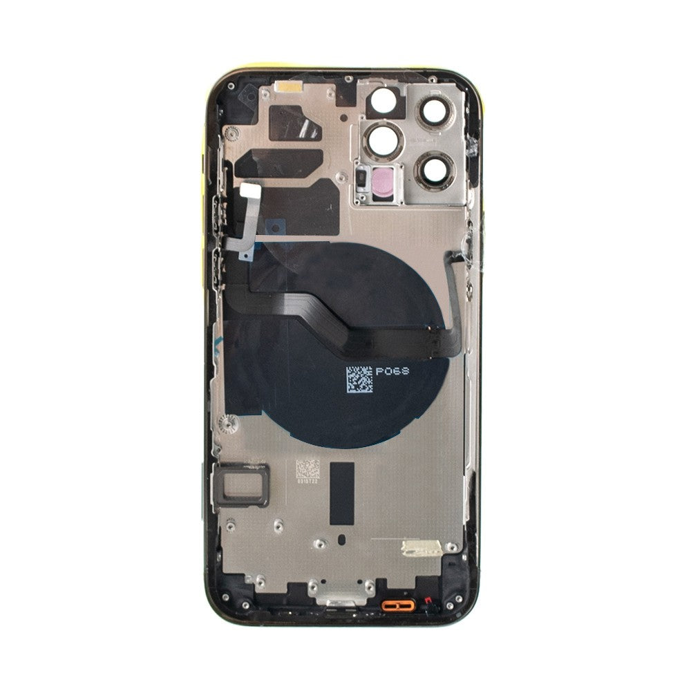 Rear Housing with Small Parts for iPhone 12 Pro (Purple)-Graphite Rear Housing with Small Parts for iPhone 12 Pro (Purple)-Graphite